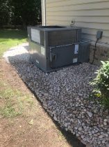 After: landscaping gravel bed